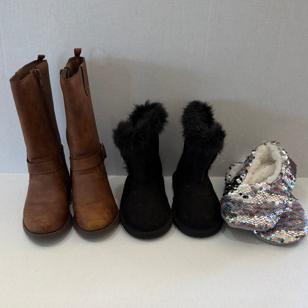 Lot Size 7 Girls Boots - Toddler 7